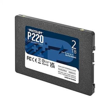 Patriot P220 2TB SSD / notranji / 2,5" / SATA 6 Gb/s /
