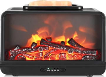 slomart Električna dišeča svetilka, kamin za dišeče voske, zatemnitev, časovnik, dinamični plamen, nočna lučka, darilo za dom in pisarno.