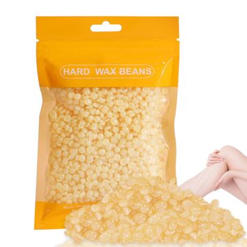 slomart 100 g voskovih perlic za depilacijo, toplo voskanje, vosek za depilacijo, za depilacijo v perlicah, vosek za obraz, za noge, roke, moške in ženske, svetlo rumena