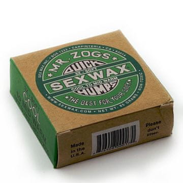 slomart Seks vosek Mr. Zogs Quick Humps za hladno do toplo vodo.