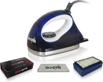 slomart SkinStar Komplet za voskanje smuči - začetniški set za doma, vključno z likalnikom, voskom, krtačo in strgalom - idealno za začetnike