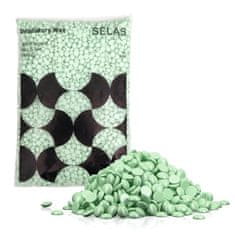 slomart SELAS Voskove kroglice Aloe Vera 800g - Topli vosk za odstranjevanje dlak | Vosek za odstranjevanje dlak za obraz, telo & občutljivo kožo | Za voskanje, grelec voska & aparat za vosek