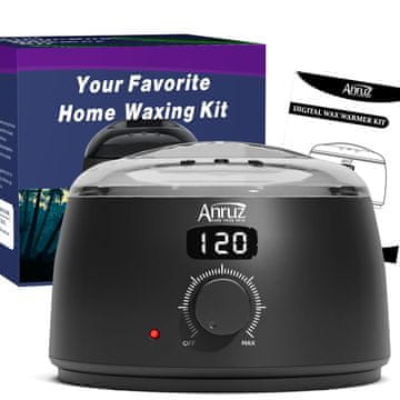 slomart Profesionalni digitalni grelec voska, grelec za depilacijo s prilagodljivo temperaturo, primeren za vse vrste voskovih kroglic.