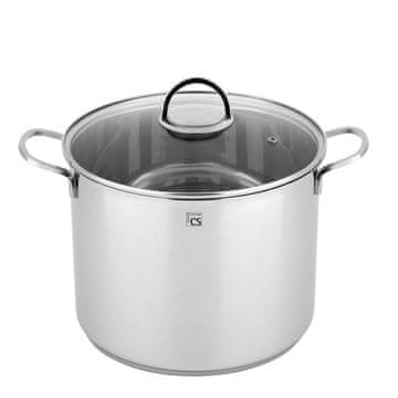 CS Solingen Lonec iz nerjavečega jekla s pokrovom 28 cm TRIER CS-075187