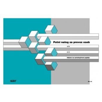 PIGO Obrazec 4,8 potni nalog za prevoz oseb