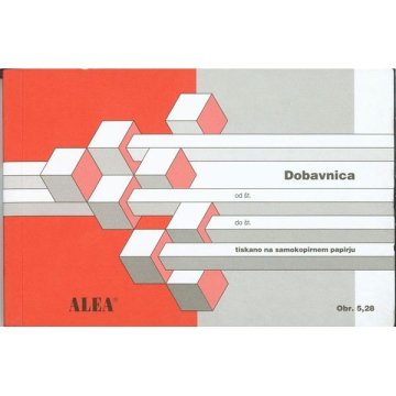 PIGO Obrazec 5,28 dobavnica a6