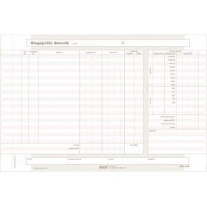 PIGO Obrazec 6,50 blagajniški dnevnik a4