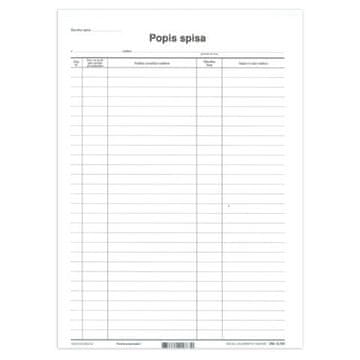 PIGO Obrazec popis spisa 8,154