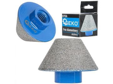 GEKO Diamantni stožčasti rezkar 20-48 mm, M14 za beton, keramiko, kamen - G37524