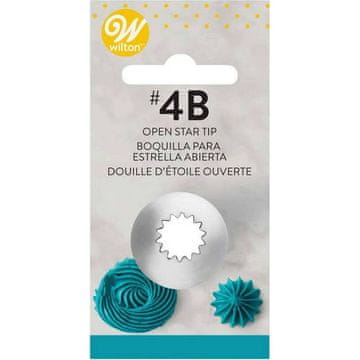 Wilton Okrasna konica 4B - OPEN STAR TIP