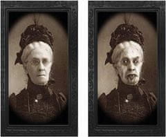 Korbi 3D slika babica-prikazen, noč čarovnic