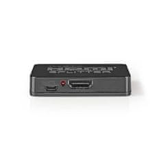 Nedis VSPL34002BK- Hub HDMI | 2 vhodna vrata | Vhod HDMI | 2x izhod HDMI | 4K@30Hz | 2,25 Gbps | Črna