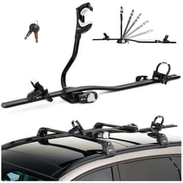 shumee Nosilec za kolo na strehi TURTLE PRO-S črne barve + LOCK