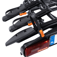 shumee Aguri Active Bike Pro 3 nosilec za 3 kolesa, črn, zložljiv