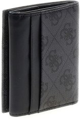 Guess Moška usnjena denarnica SMVELELEA04-BLA