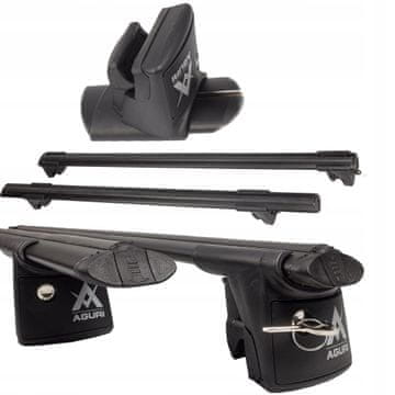 shumee AGURI RUNNER II INTEGRATIRANI STREŠNI NOSILEC Z NOSILI, ČRN 120