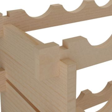 Northix Raztegljivo stojalo za vino iz borovega lesa z nastavljivo dolžino