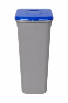 Plafor Koš za smeti pla siv 20l - moder pokrov