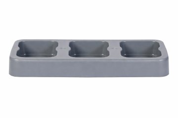 Plafor Podstavek za 3 20l koše za smeti pla - siv