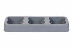 Plafor Podstavek za 3 53l koše za smeti pla - siv