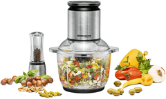 Rommelsbacher MZ 600 večnamenski sekljalnik 2L, 600W, inox