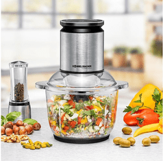 Rommelsbacher MZ 600 večnamenski sekljalnik 2L, 600W, inox