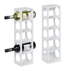 Northix Set stojal za vino 2 kosa za shranjevanje steklenic