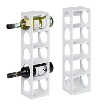 Northix Set stojal za vino 2 kosa za shranjevanje steklenic