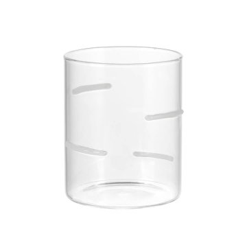 Evviva Set kozarec za vodo, sok Lignes 400ml / 4 kos / borosilikatno steklo