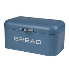 Evviva Posoda za kruh Vintage 30,5x20xh15cm / modra / kovina