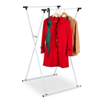 Northix Izvlečni kovinski obešalnik za oblačila teleskopsko držalo