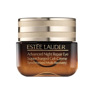 Estée Lauder Napredna nočna obnovitvena gelska krema za oči (Supercharged Gel-Cream) 15 ml
