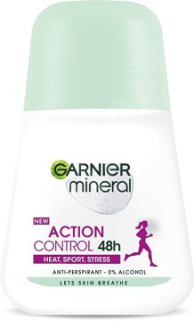 Garnier Mineralni dezodorant Action Control Roll-on 48h za ženske 50 ml