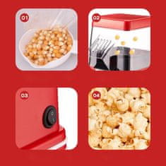 LIVEFY HomePop V3 aparat za pokovko, rdeč