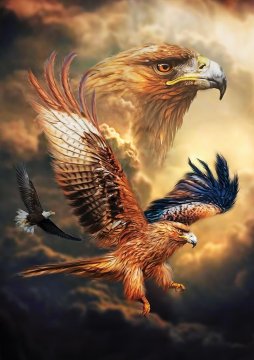 ART PUZZLE Uganka Orel 1000 kosov