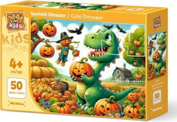 ART PUZZLE Sestavljanka Ljubek dinozaver 50 kosov