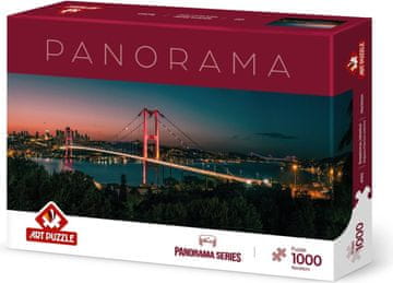 Art puzzle Panoramska sestavljanka Nočni Istanbul 1000 kosov