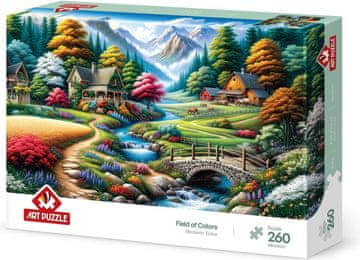 ART PUZZLE Sestavljanka Barvna polja 260 kosov