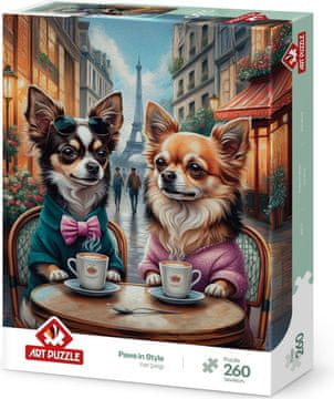 ART PUZZLE Sestavljanka Elegantne tačke 260 kosov