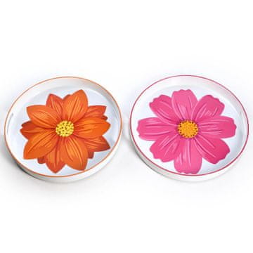 Mhome Pladenj Cvet 33xh4cm / več barv / plastika