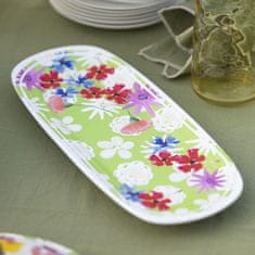 Evviva Krožnik Floreal 38x15cm / ovalen / melamin