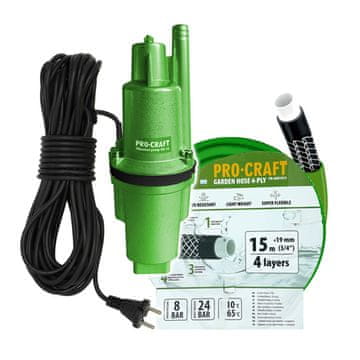 Procraft Vibracijska črpalka VN-18 set with 15m 3/4 hose PR-4GH1915