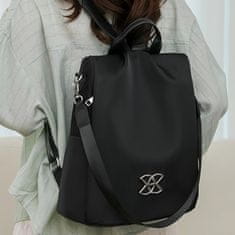 VIVVA® Protikradni nahrbtnik za prenosnik, vodoodbojen Oxford material, skrita zadrga, 39×28×11 cm | ELIPACK Črna