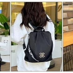 VIVVA® Protikradni nahrbtnik za prenosnik, vodoodbojen Oxford material, skrita zadrga, 39×28×11 cm | ELIPACK Črna