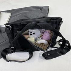 VIVVA® Protikradni nahrbtnik za prenosnik, vodoodbojen Oxford material, skrita zadrga, 39×28×11 cm | ELIPACK Črna