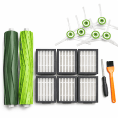 HOME & MARKER® Nadomestni komplet filtrov in krtač za robotski sesalnik Roomba serije E in I | IFRESH