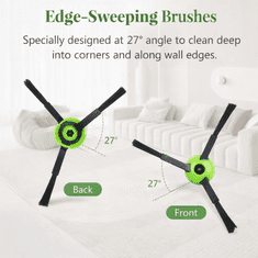 HOME & MARKER® Nadomestni komplet filtrov in krtač za robotski sesalnik Roomba serije E in I | IFRESH