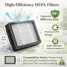 HOME & MARKER® Nadomestni komplet filtrov in krtač za robotski sesalnik Roomba serije E in I | IFRESH