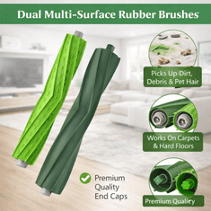 HOME & MARKER® Nadomestni komplet filtrov in krtač za robotski sesalnik Roomba serije E in I | IFRESH