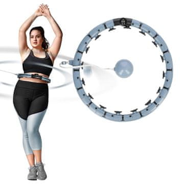 shumee FH07 SIVI HULA HOP Z UTEŽJO IN ŠTEVCEM